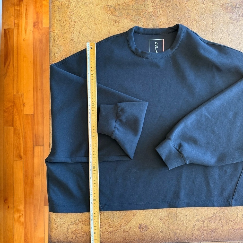 Nike Dri-FIT 24.7 Impossibly Soft Women's Black Oversized Sweatshirt - Picture 8 of 10